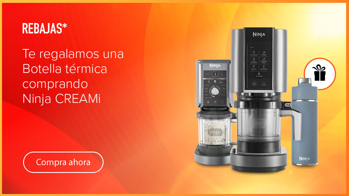 Rebajas de verano: heladeras Ninja CREAMi con botella térmica de regalo